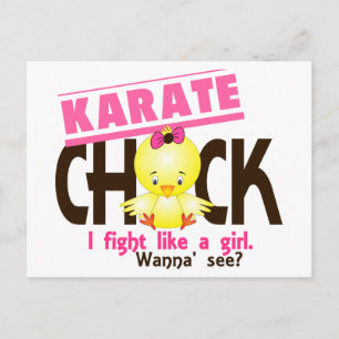 Carte Postale Karate Chick 1