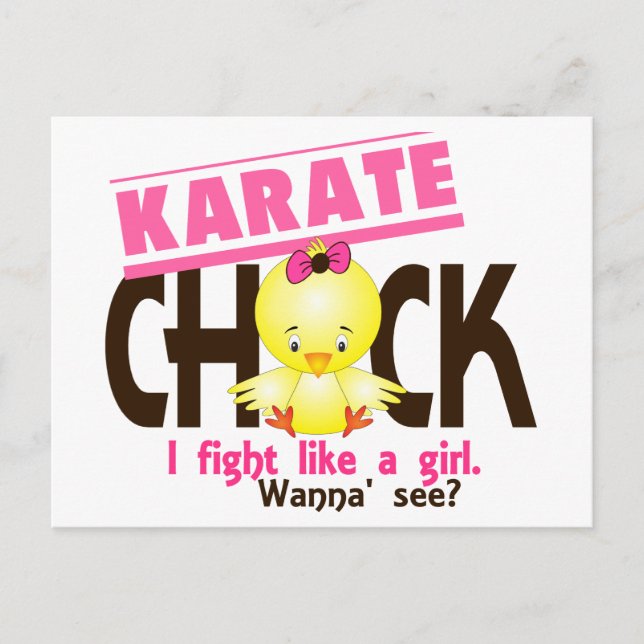Carte Postale Karate Chick 1 (Devant)