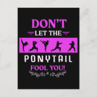 Karate Girl Funny Black Belt Taekwondo Combattre