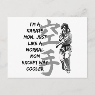 Carte Postale Karate Maman