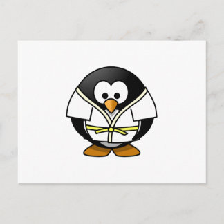 Carte Postale Karate Penguin