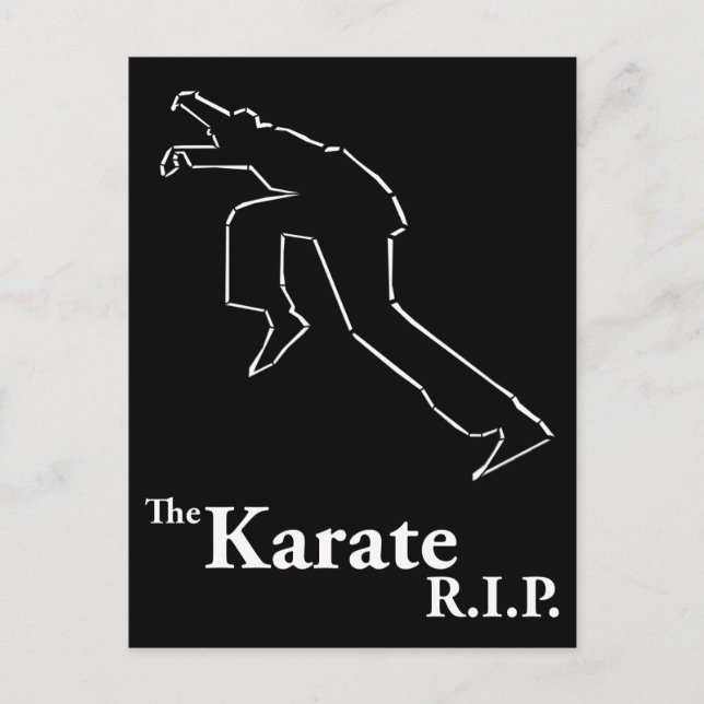 Carte Postale Karate R.I.P. (Devant)