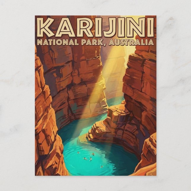Carte Postale Karijini National Park Australia (Devant)
