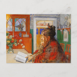 Carte Postale Karin Reading dans la soirée