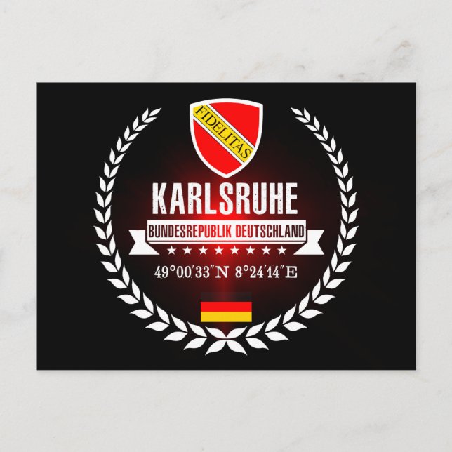 Carte Postale Karlsruhe (Devant)