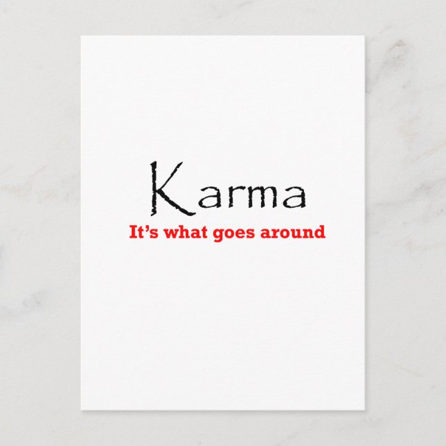 Carte Postale Karma 1 (Devant)