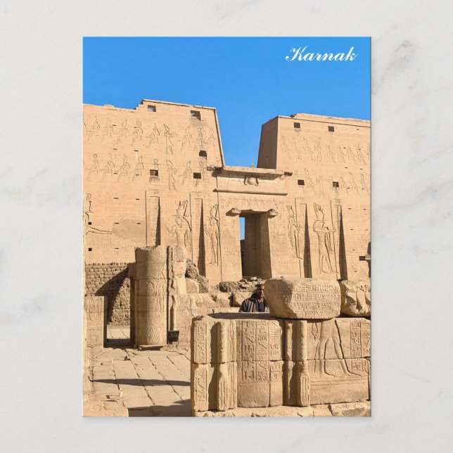 Carte Postale Karnak - Égypte (Devant)