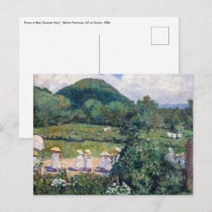 Carte Postale Károly Ferenczy - Pique-nique en mai (Journée d'ét