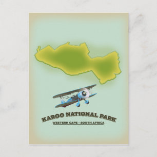 Carte Postale Karoo National Park Western Cape Afrique du Sud ca