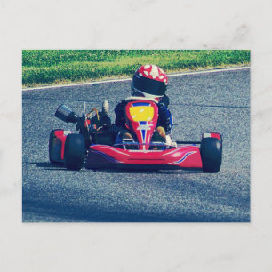 Carte Postale Kart Racing
