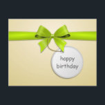 Carte Postale Karte Postkarte Schleife fête son anniversaire<br><div class="desc">Karte Postkarte Schleife fête son anniversaire</div>