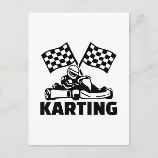 Carte Postale Karting