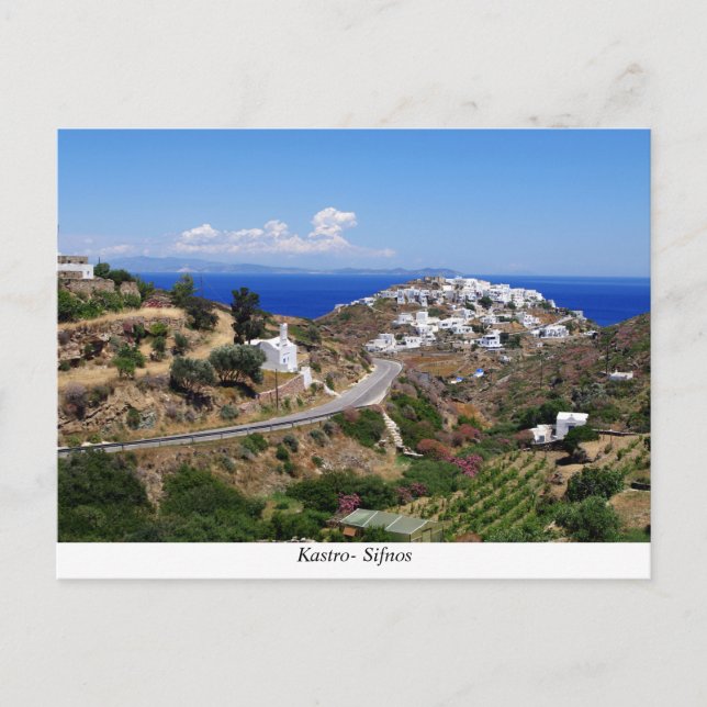 Carte Postale Kastro-Sifnos (Devant)