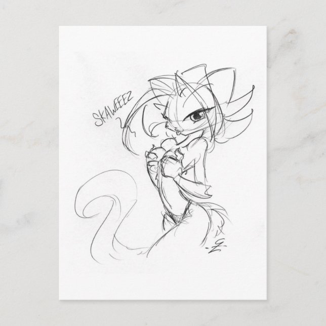 Carte Postale Kat Squeeze (Devant)