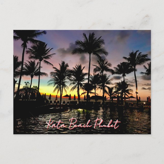 Carte Postale Kata Beach, Phuket, Thailand (Devant)
