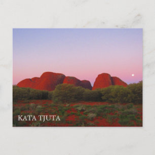 Carte Postale kata tjuta lune coucher de soleil
