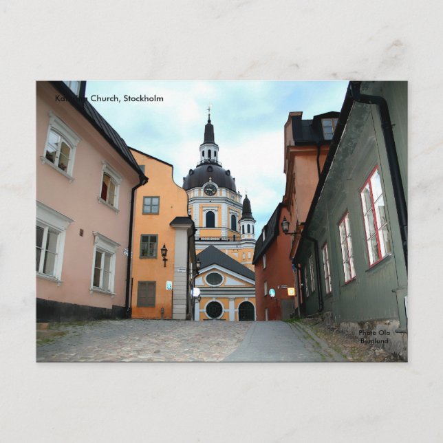 Carte Postale Katarina Church, Stockholm (Devant)