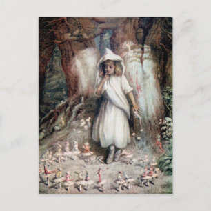 Carte Postale Kate Greenaway : L'Anneau des elfes