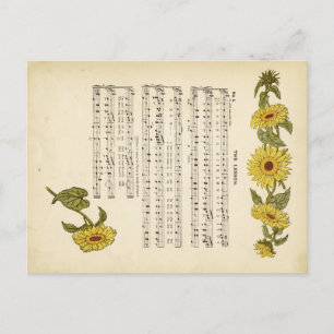 Carte Postale Kate greenaway Music