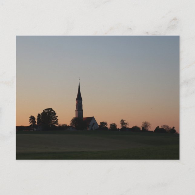 Carte Postale Kath. Filialkirche Mariä Himmelfahrt en Soyen (Devant)