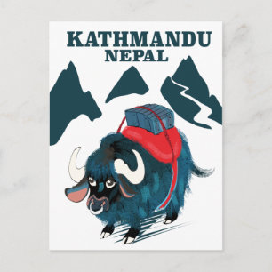 Carte Postale Kathmandu Népal poster de voyage