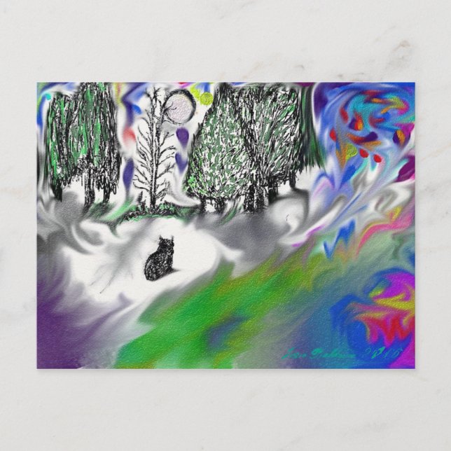 Carte postale 'Katzen Farben' (Devant)