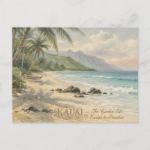 Kauai Beach Romantic Painting