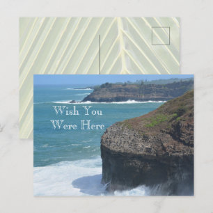 Carte Postale Kauai Hawaii Océan Kilauea