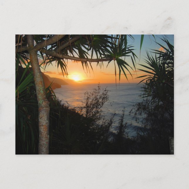 Carte postale Kauai Hawaii Sunset (Devant)