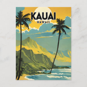 Carte Postale Kauai Nostalgic Travel