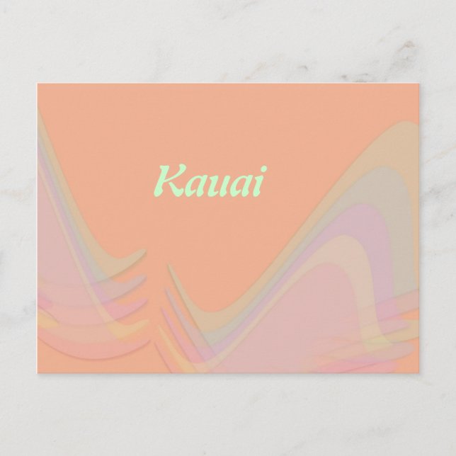 Carte postale Kauai Pastel Wings (Devant)