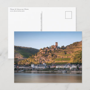Carte Postale Kaub am Rhein Allemagne