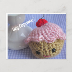 Carte postale Kawaii cupcake