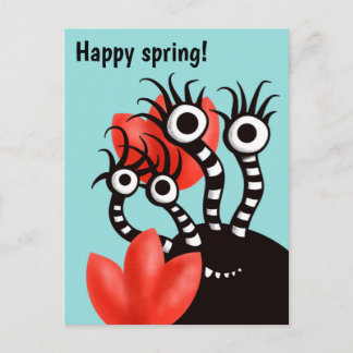 Carte Postale Kawaii Cute Monster Enfants