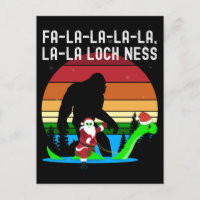 Kawaii Fa La La LochNess Père Noël Alien Bigfoot
