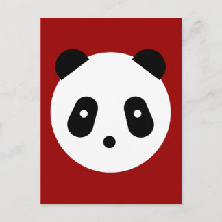 Carte Postale Kawaii ~ Jote Panda Face