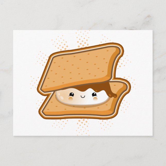 Carte Postale Kawaii Smore (Devant)
