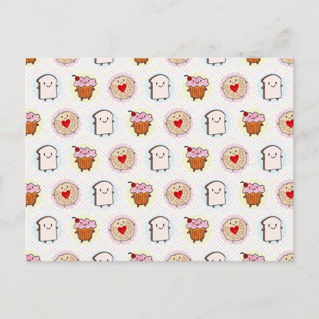 Carte Postale Kawaii Thé de l'après-midi (Devant)