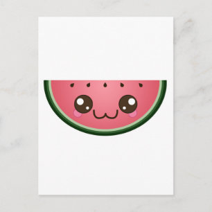 Carte Postale Kawaii Watermelon