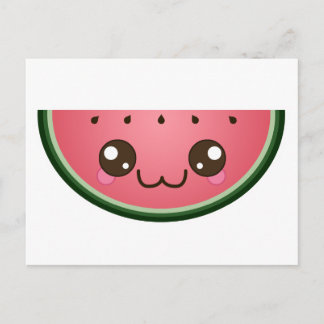 Carte Postale Kawaii Watermelon