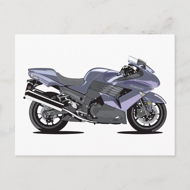 Carte Postale Kawasaki Ninja (Devant)