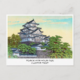 Carte Postale Kawase Hasui Pacific Transport Lines Himeji Castle
