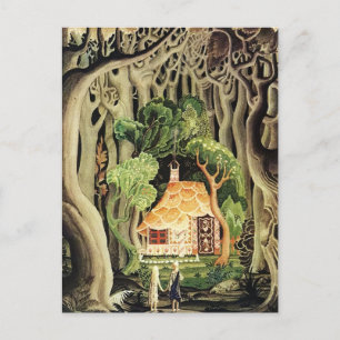 Carte Postale Kay Nielsen Hansel et Gretel