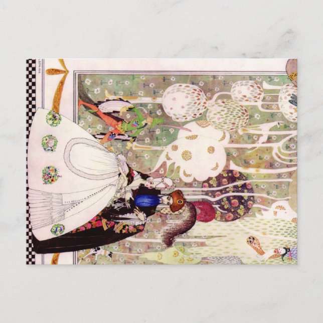 Carte Postale Kay Nielsen's Bluebeard Fairy Tale (Devant)