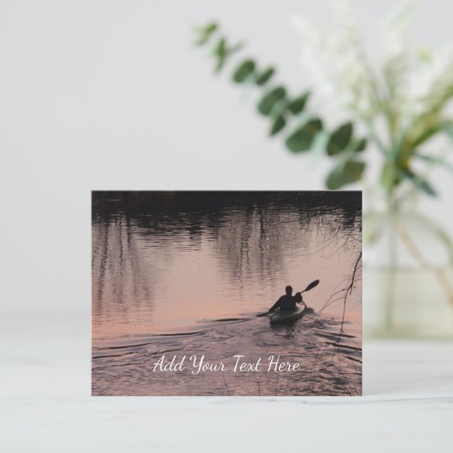 Carte Postale Kayak (Debout devant)