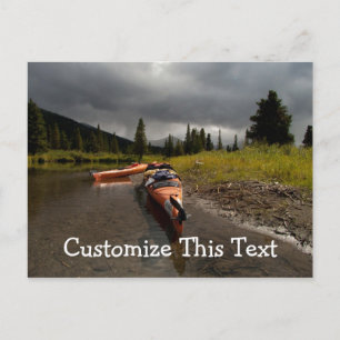 Carte Postale Kayaking the Lapie ; personnalisable