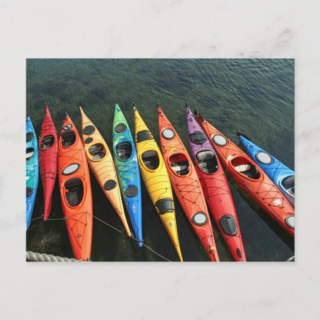Carte Postale Kayaks ! (Devant)