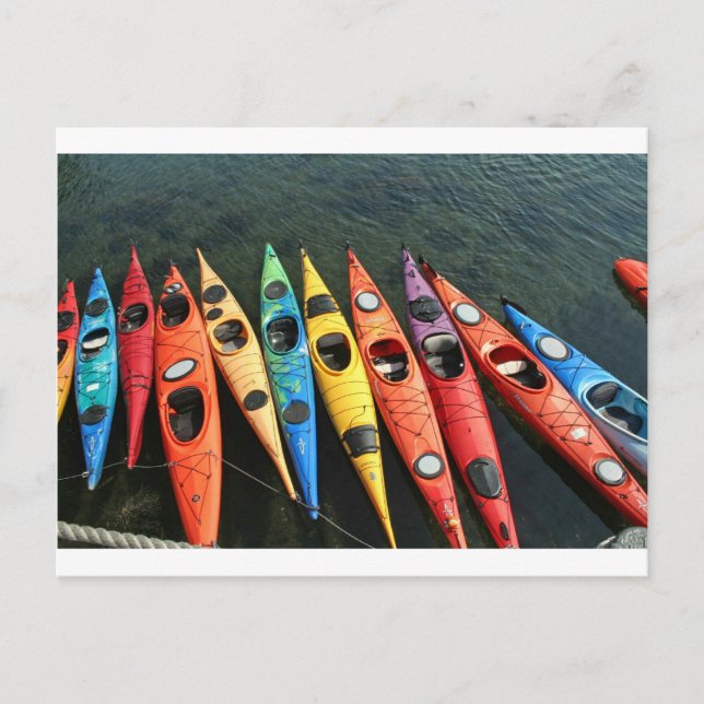 Carte Postale Kayaks ! (Devant)