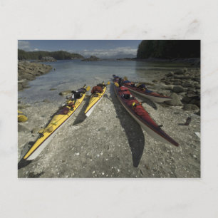 Carte Postale Kayaks sur l'île Dicebox, Broken Island Group,