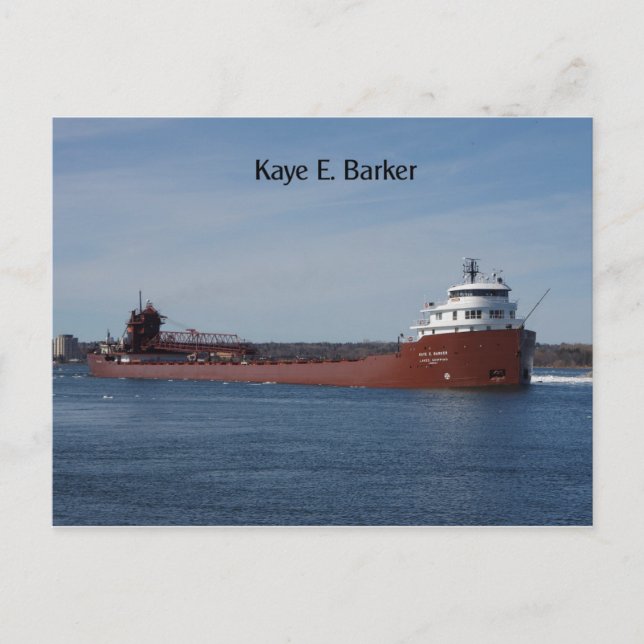 Carte postale Kaye E. Barker (Devant)